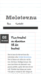 Mobile Screenshot of molotov.nu