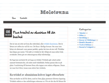 Tablet Screenshot of molotov.nu